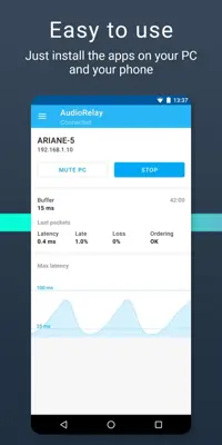 AudioRelay android App screenshot 1